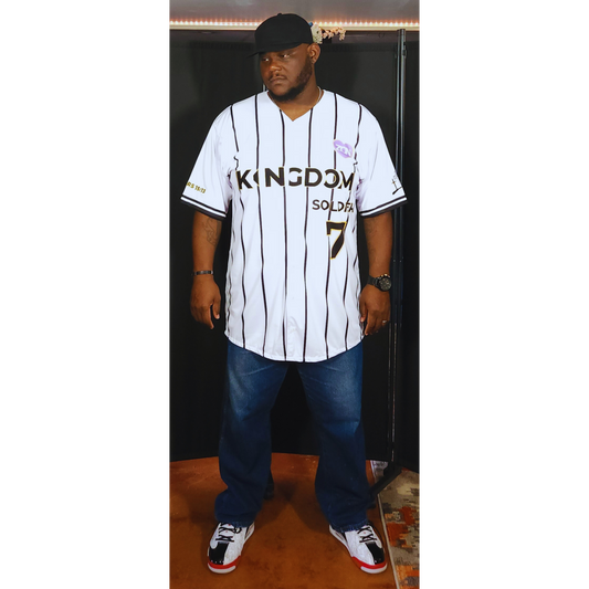 KINGDOM BASEBALL JERSEY - White