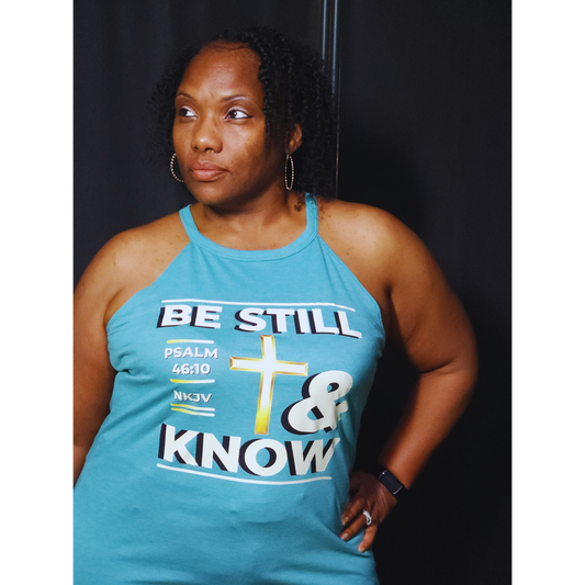 Be Still & Know Rocker Tank Top