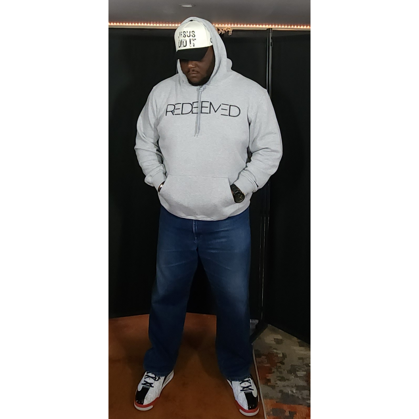 Redeemed Hoodie-Grey