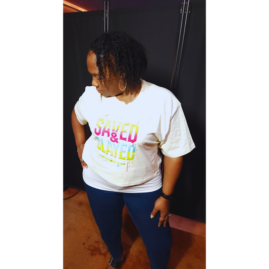Saved & Slayed Martina Crop Tee