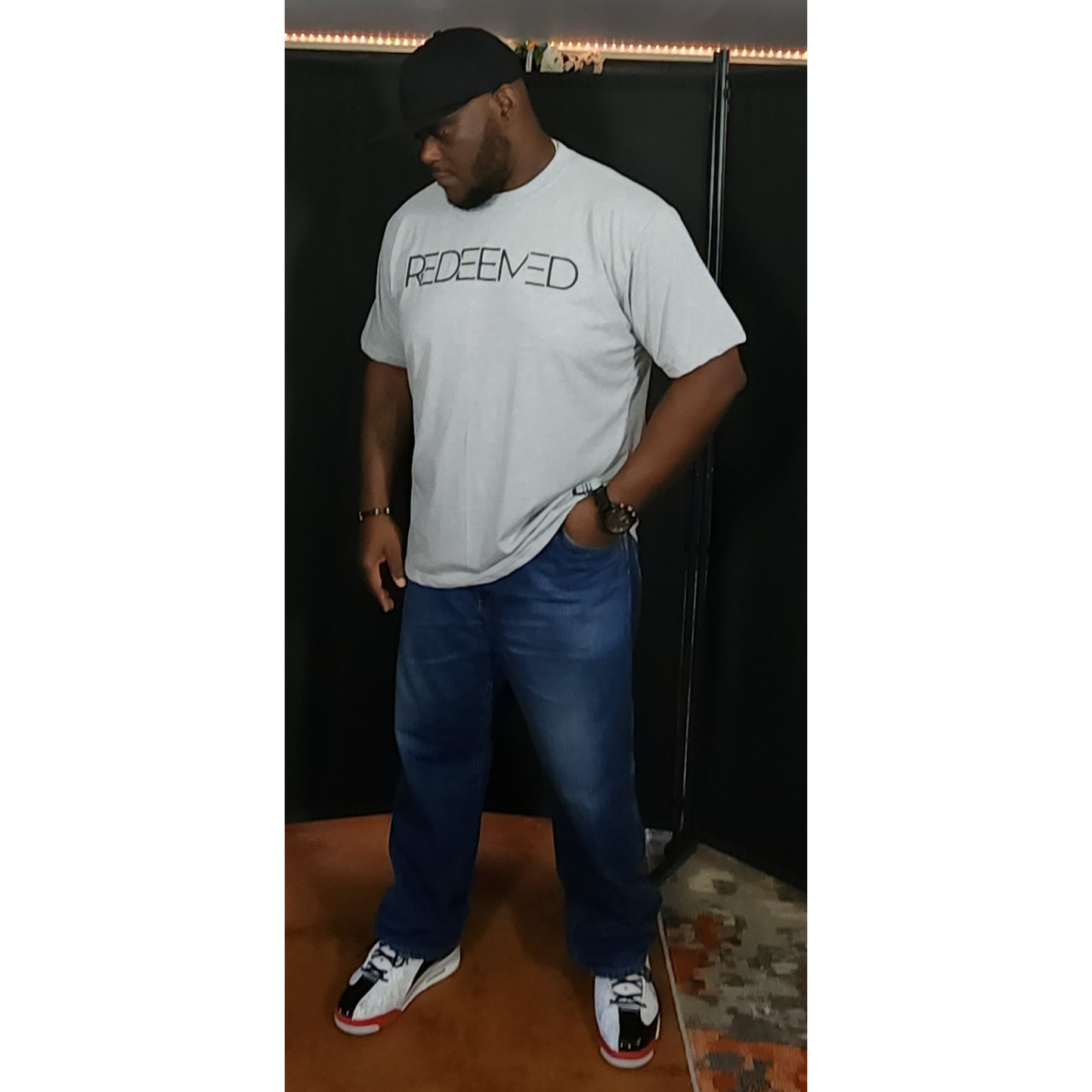 Redeemed Minimal Heavyweight Tee-Grey