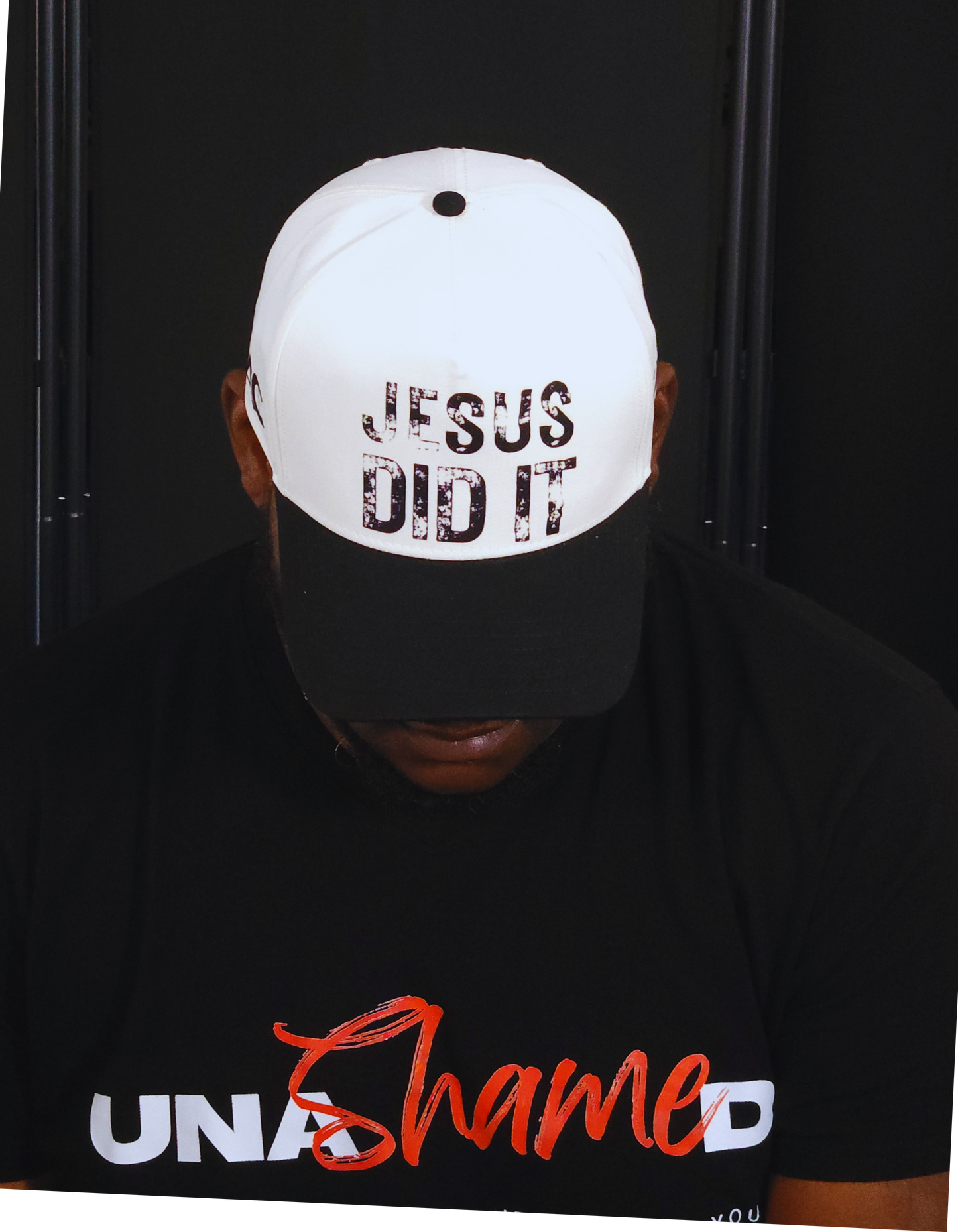 Jesus Did It Snapback - Black