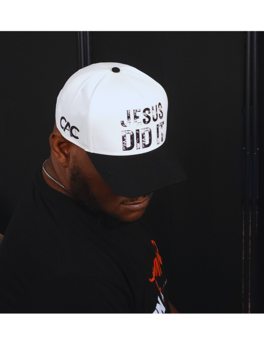 Jesus Did It Snapback - Black