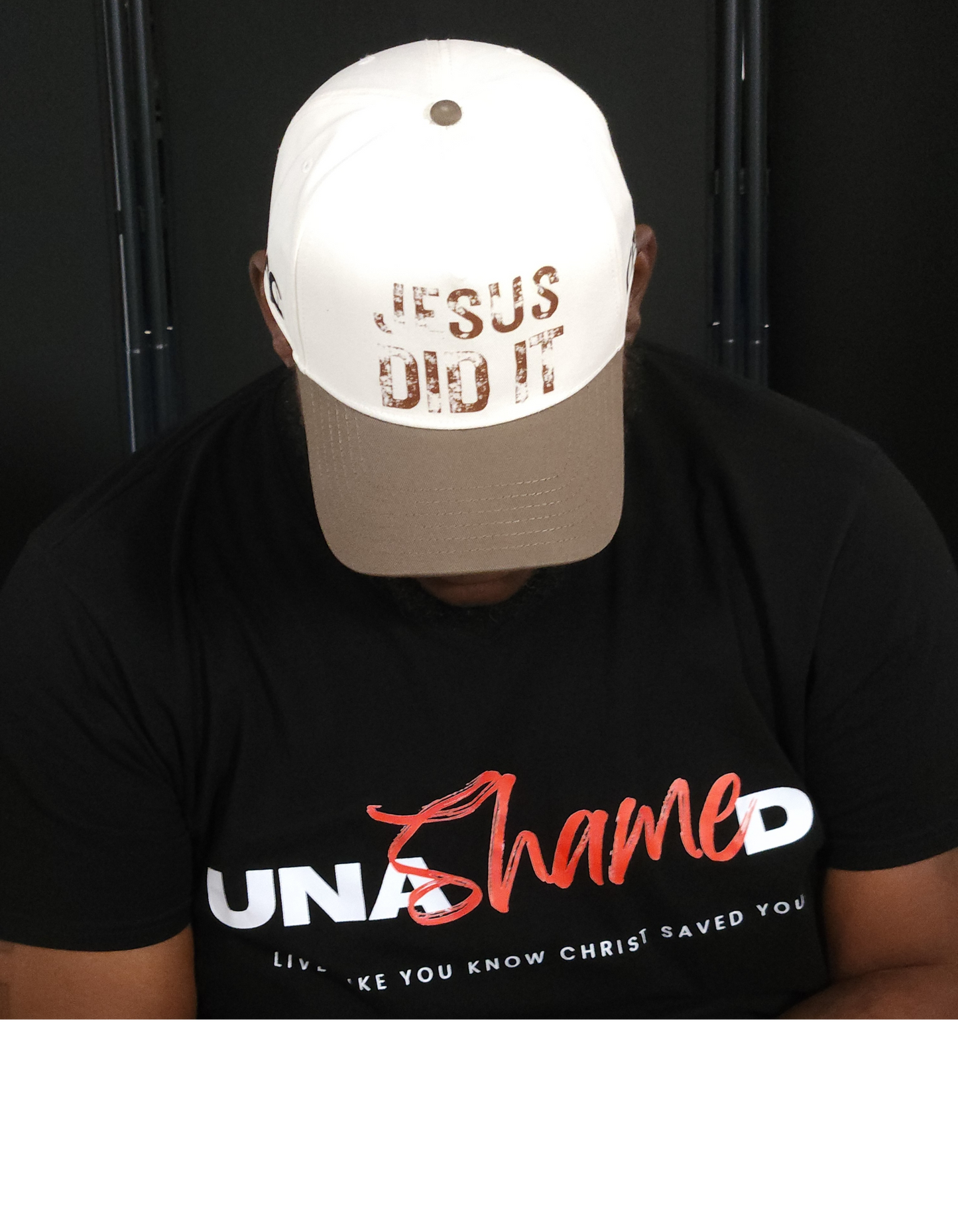 Jesus Did It Snapback - Walnut