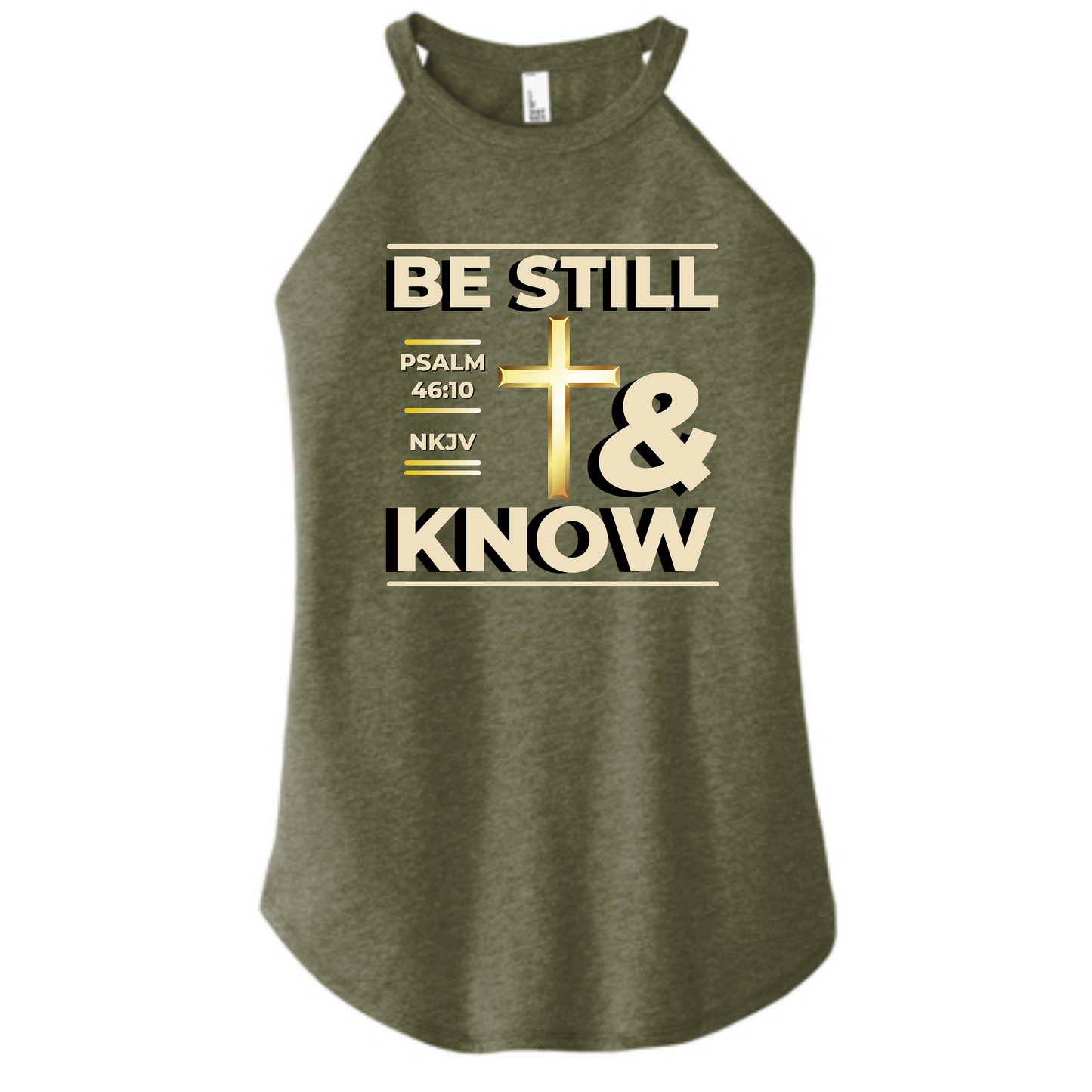 Be Still & Know Rocker Tank Top