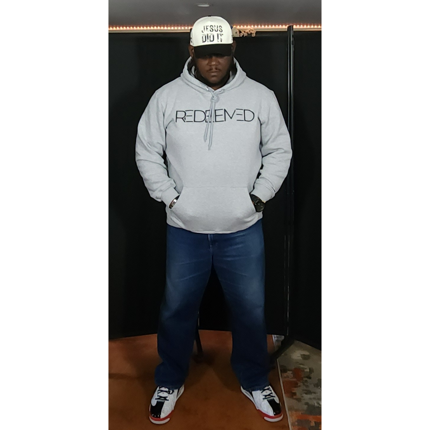 Redeemed Hoodie-Grey