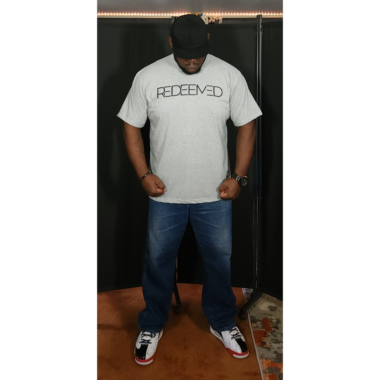 Redeemed Minimal Heavyweight Tee-Grey