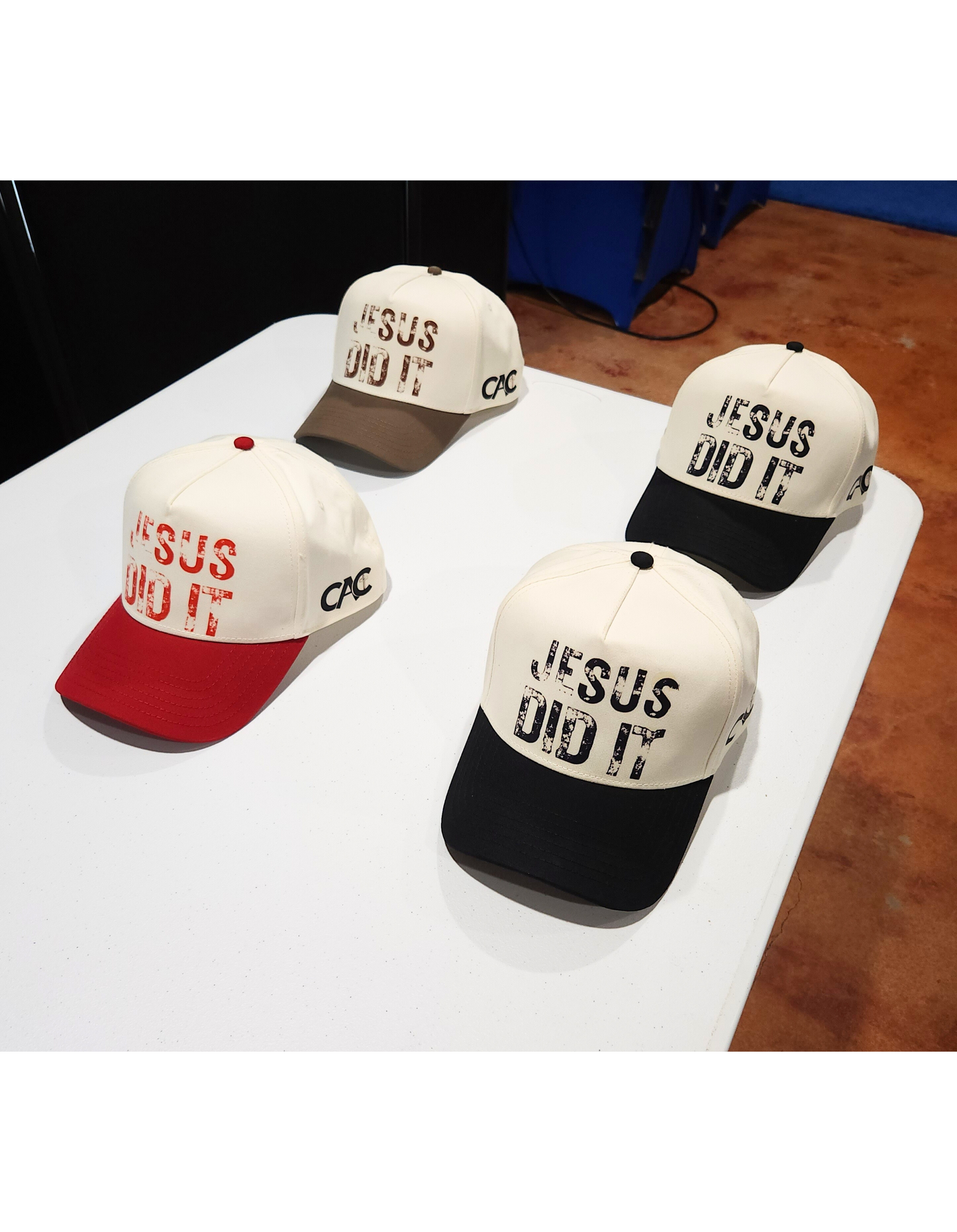 Jesus Did It Snapback - Walnut