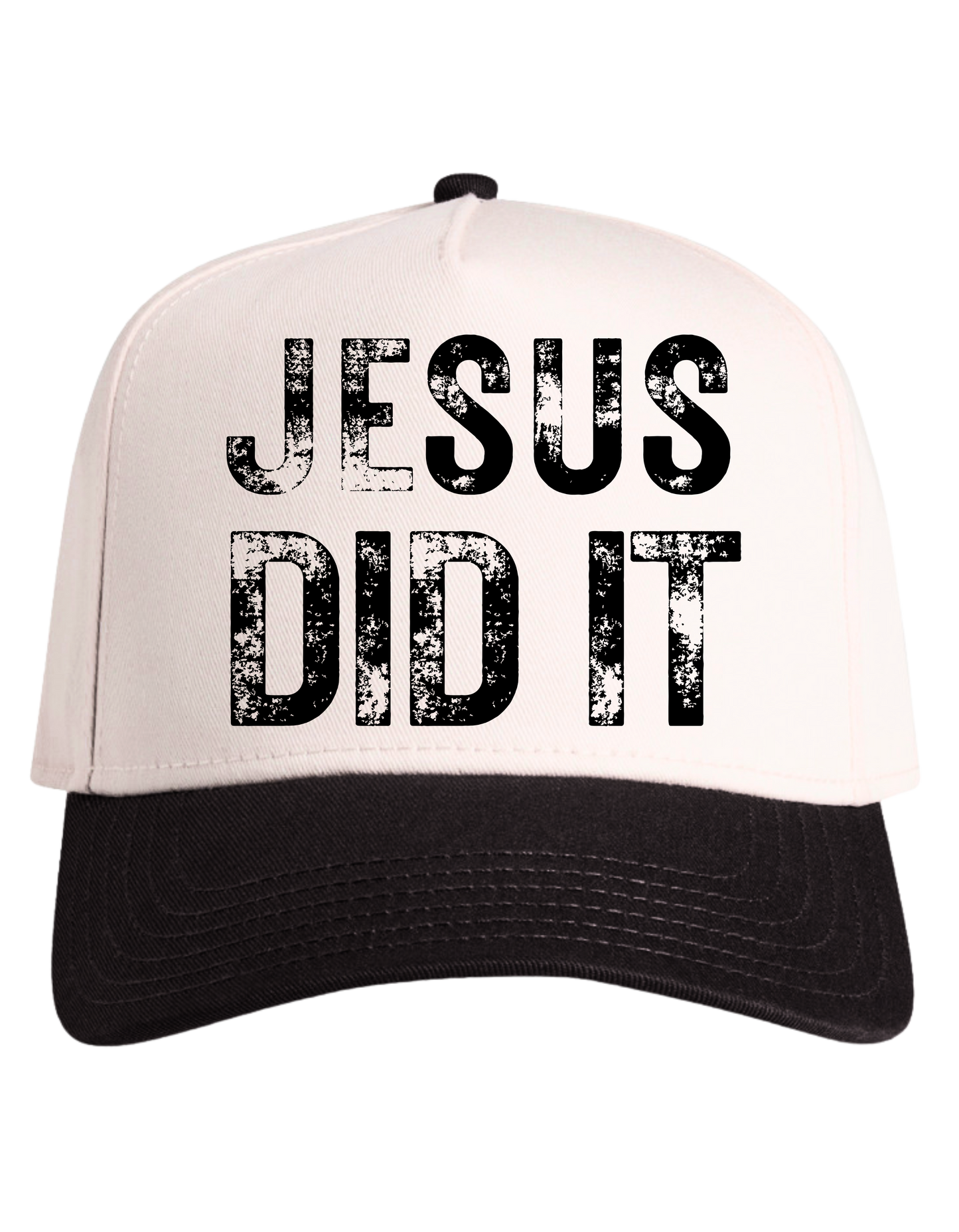 Jesus Did It Snapback - Black