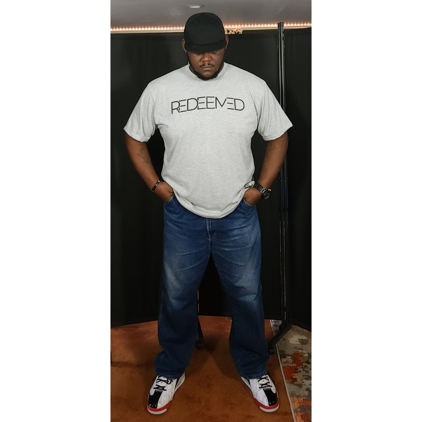 Redeemed Minimal Heavyweight Tee-Grey